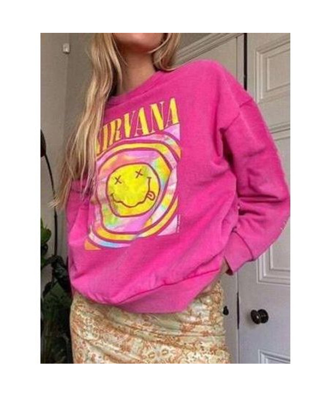 Nirvana Smiley Sweatshirt