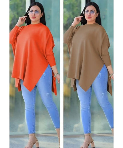 Round Neck Knitted Top