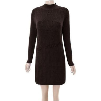 Sexy Knitted Long Sleeve Dress