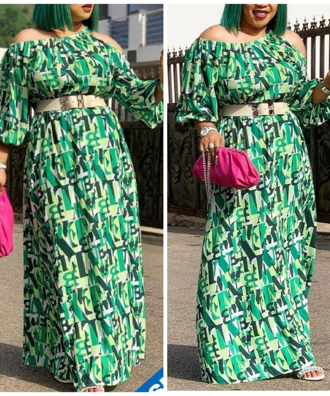 Floral Plus Size Maxi Dress