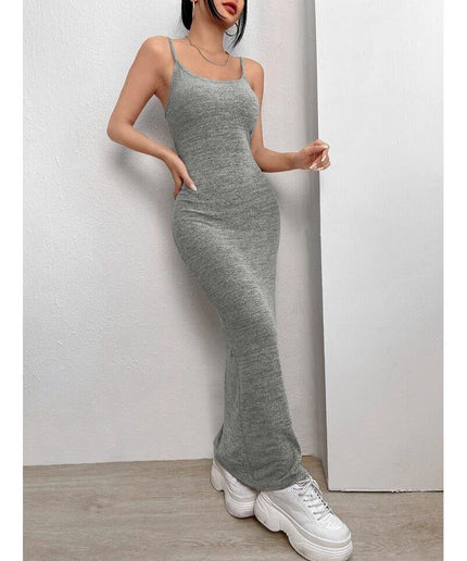 Side Slit Sexy Sleeveless Dress