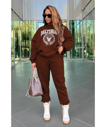 Casual Modern Tracksuits Set