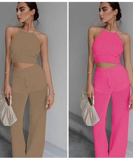 High Waisted Palazzo Set