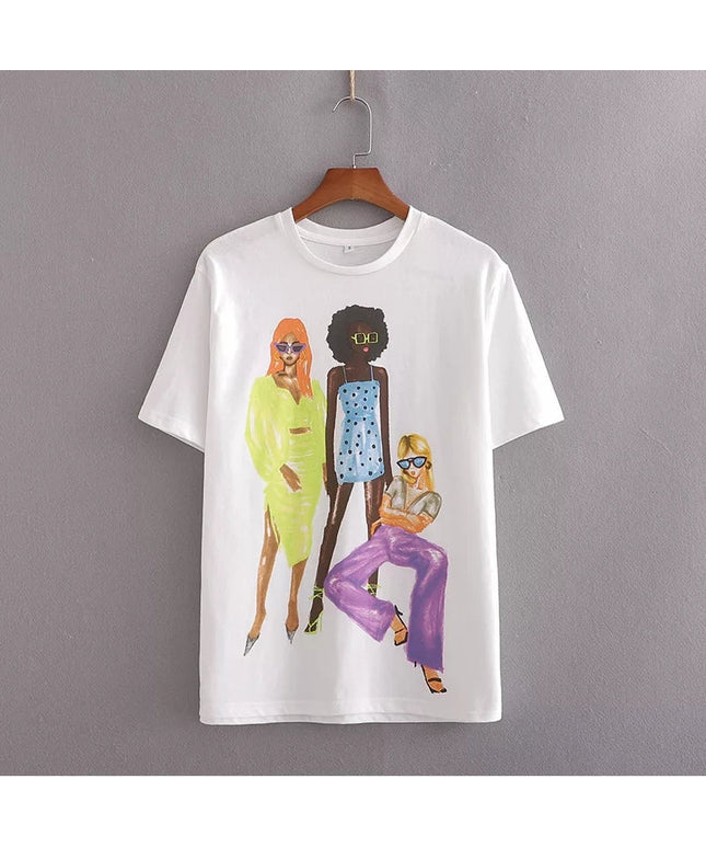 Character Print T-shirt