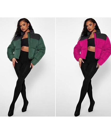 Colour Block Bomber Jacket