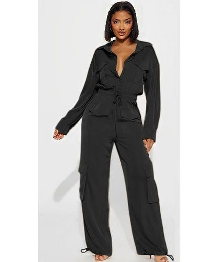 Vintage Cargo Jumpsuit