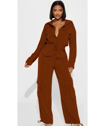 Vintage Cargo Jumpsuit