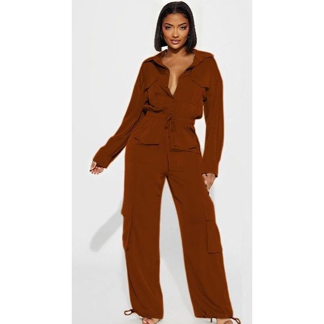 Vintage Cargo Jumpsuit