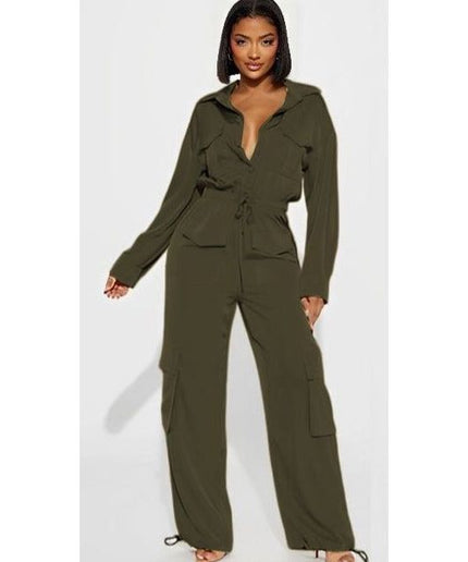 Vintage Cargo Jumpsuit