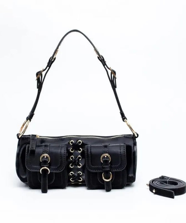 Double Pocket Shoulder Bag