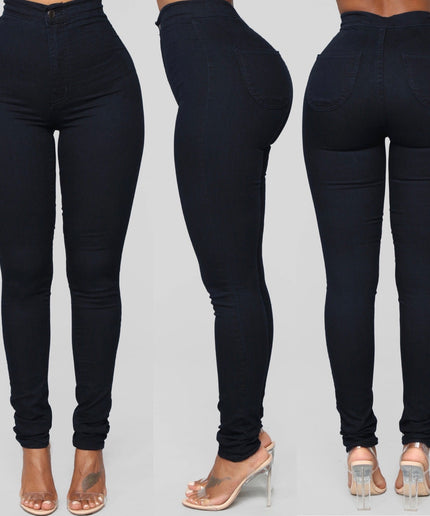 High Waisted Black skinny Jeans