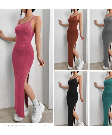 Side Slit Sexy Sleeveless Dress