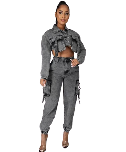 Denim 2 Pieces Set