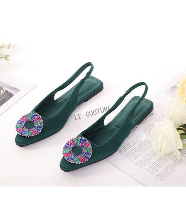 Pointed Toe Glitter Sandals