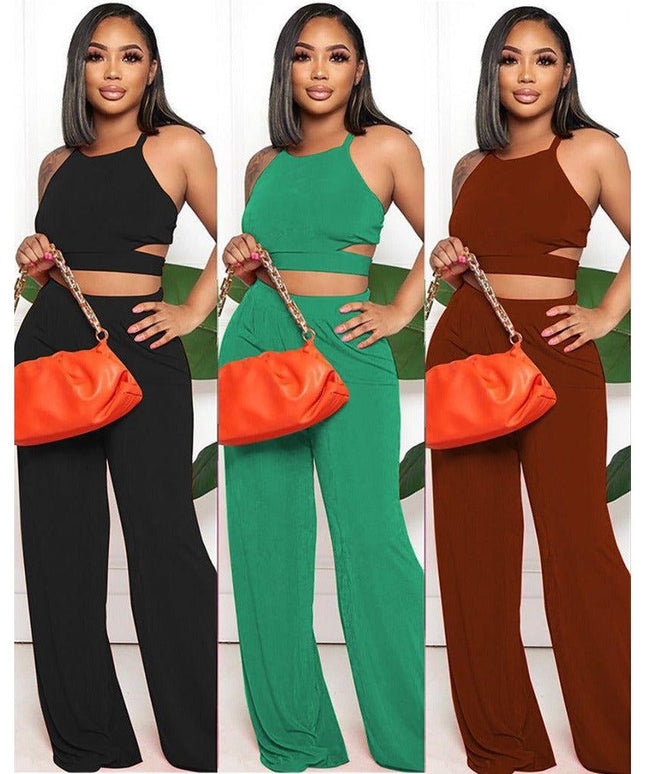 Sexy Baggy Pant and Sleeveless Top Set