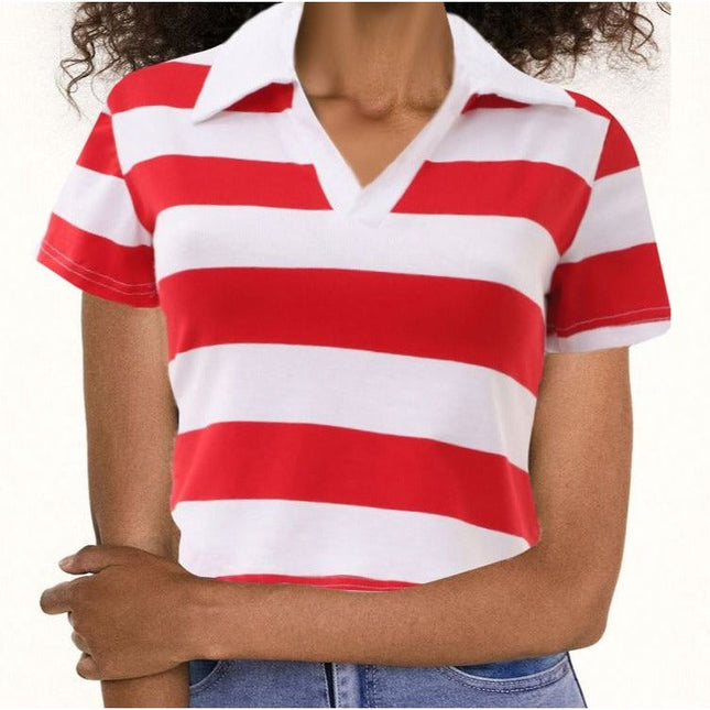 Short Sleeved Striped T-Shirt