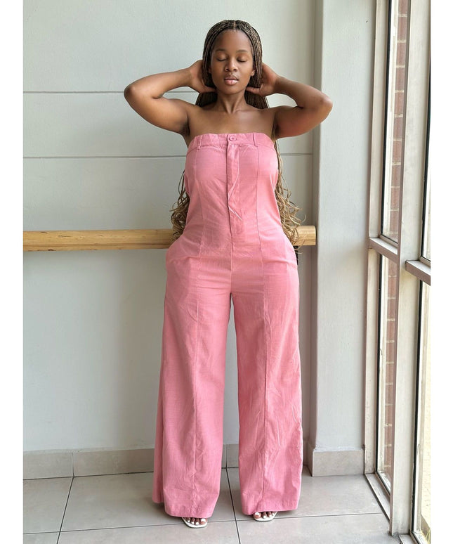 Vintage Off Shoulder Jumpsuit