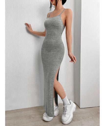 Side Slit Sexy Sleeveless Dress