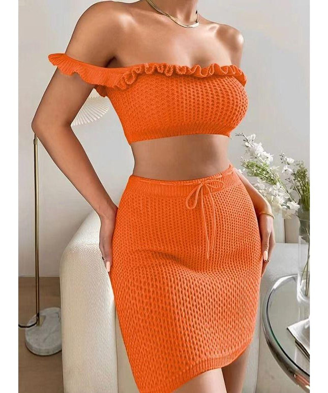 Off Shoulder Sexy Two Piece Set