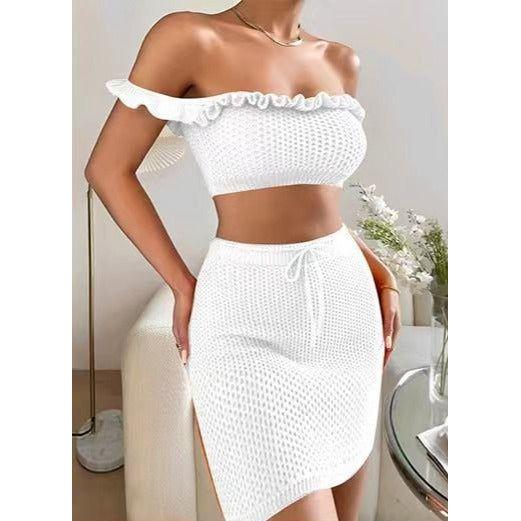 Off Shoulder Sexy Two Piece Set