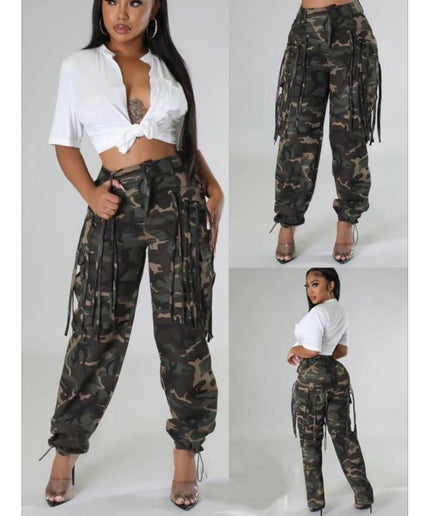 Elastic Bottom Cargo Pant