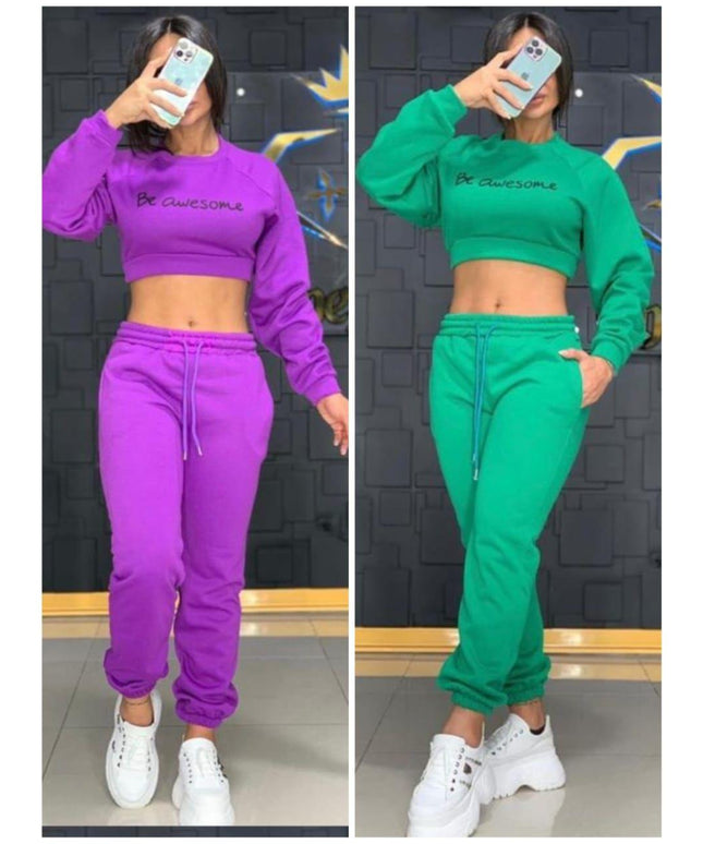 Sport Wear Tracksuit Set