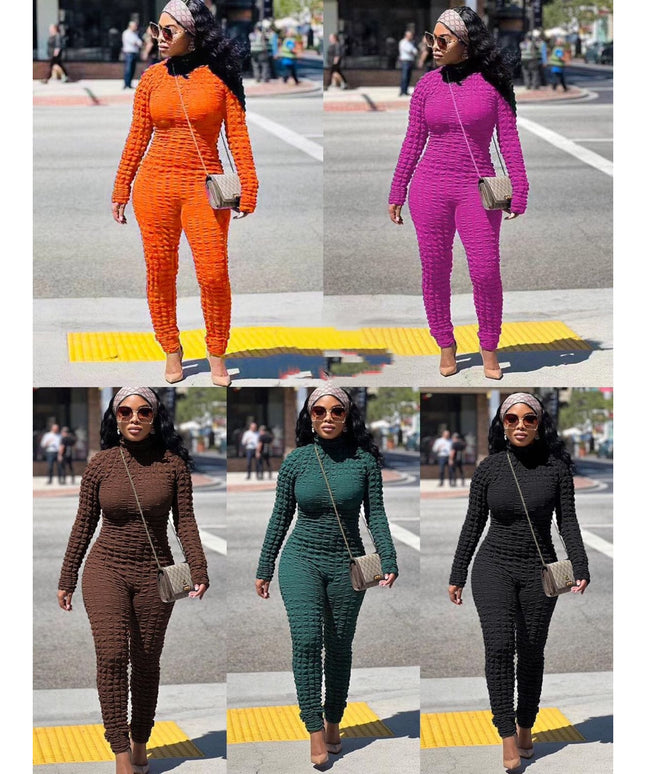 Long Sleeve Bodycon Jumpsuit