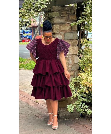 Off Shoulder Bubbles Dress