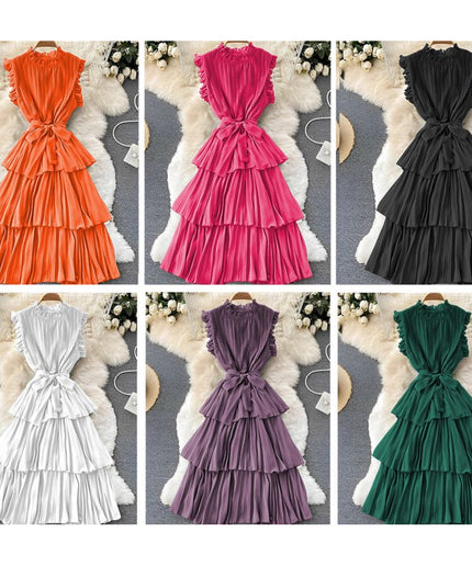 Sleeveless Ruffle Dress