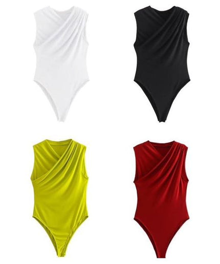 Sleeveless V-Neck Bodysuit