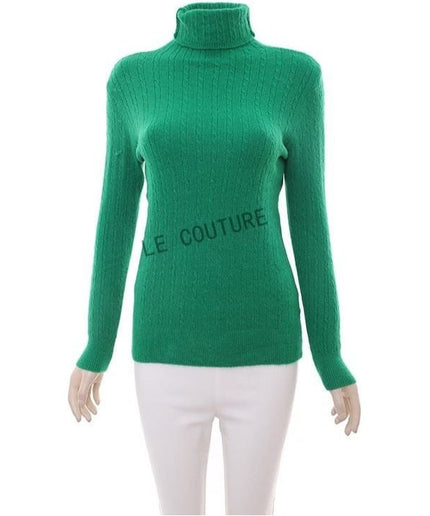 Knitted Turtleneck Top