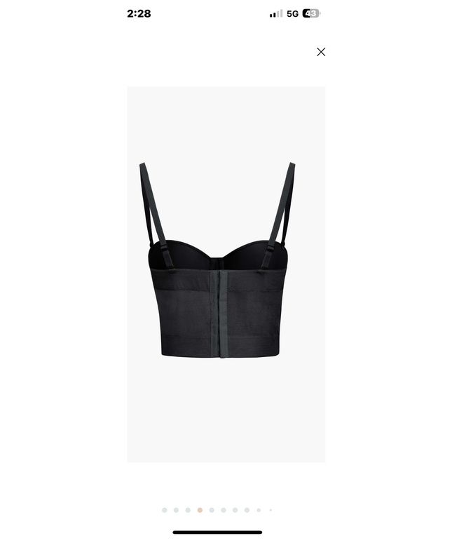 Corset mesh push up bra