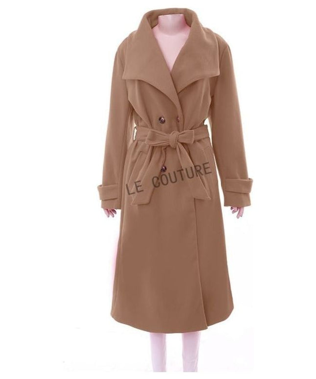 Vintage Turndown Collar Coat