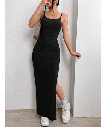 Side Slit Sexy Sleeveless Dress