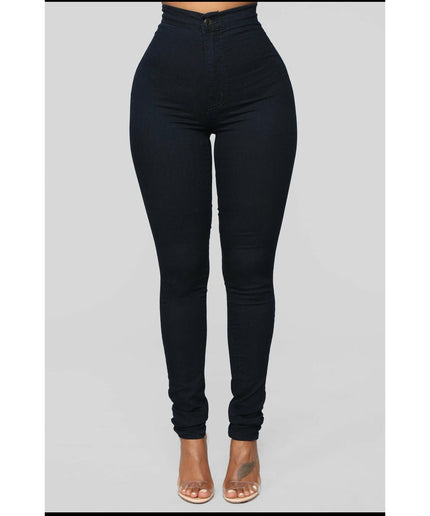 High Waisted Black skinny Jeans