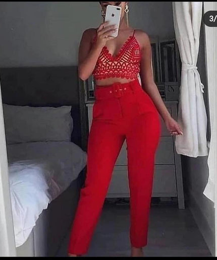 High Waisted skinny formal pants.