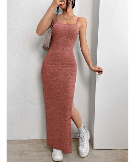 Side Slit Sexy Sleeveless Dress