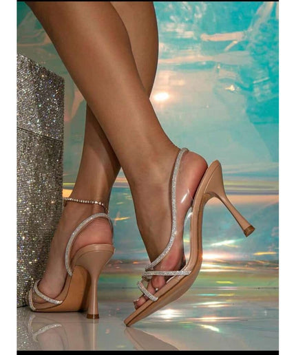 Transparent Open Toe High Heel Shoes