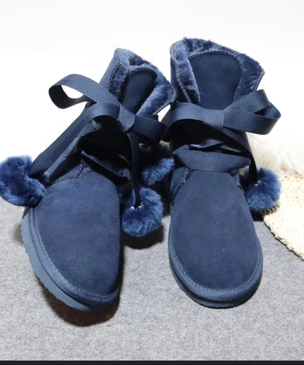 Warm Fur Cute Suede Winter Shoes