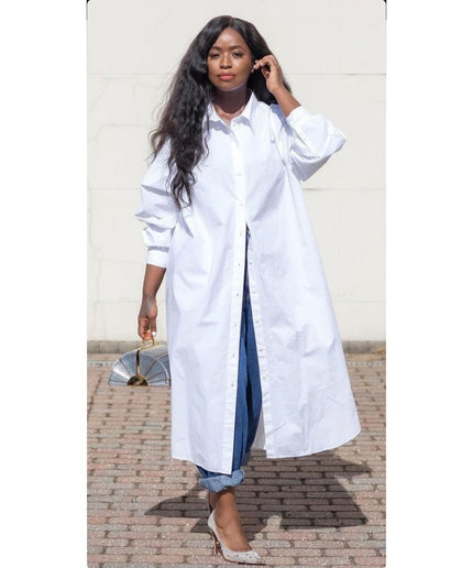 Oversized long shirt Dress