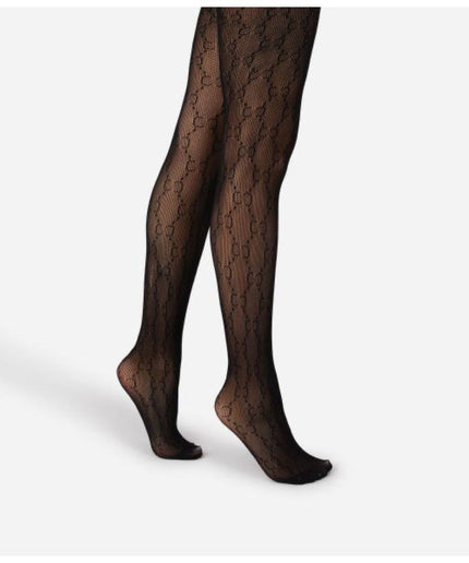 Patterned Fishnet Tights