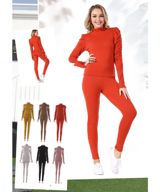 Tracksuit Knitted Set 