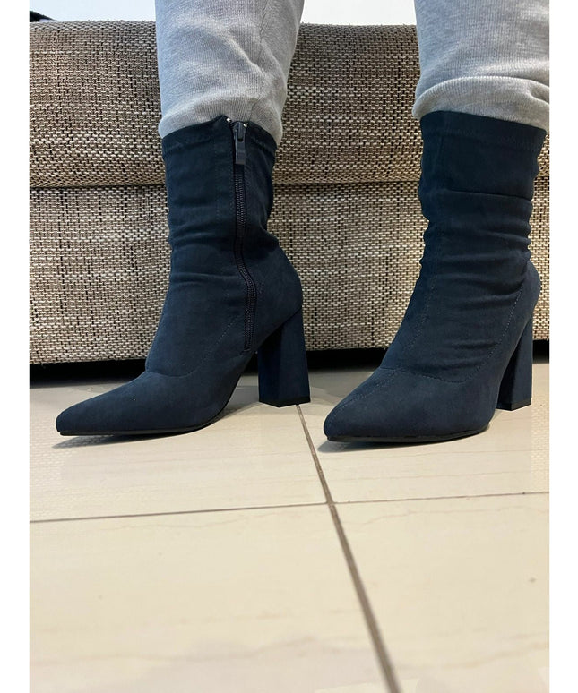 Suede Chanky Ankle Boots