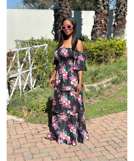 Sexy Floral Maxi Dress