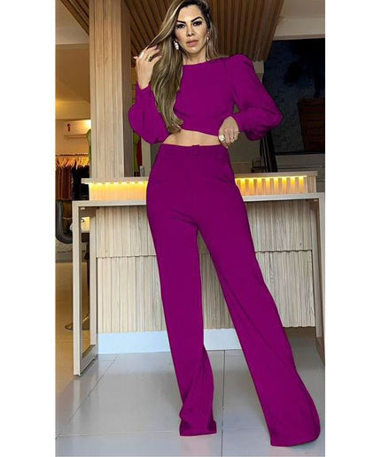 Women's Crop top Bellbottom Tracksuits.