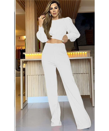 Women's Crop top Bellbottom Tracksuits.