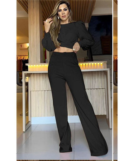 Women's Crop top Bellbottom Tracksuits.