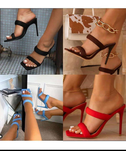 Push on high heel shoes