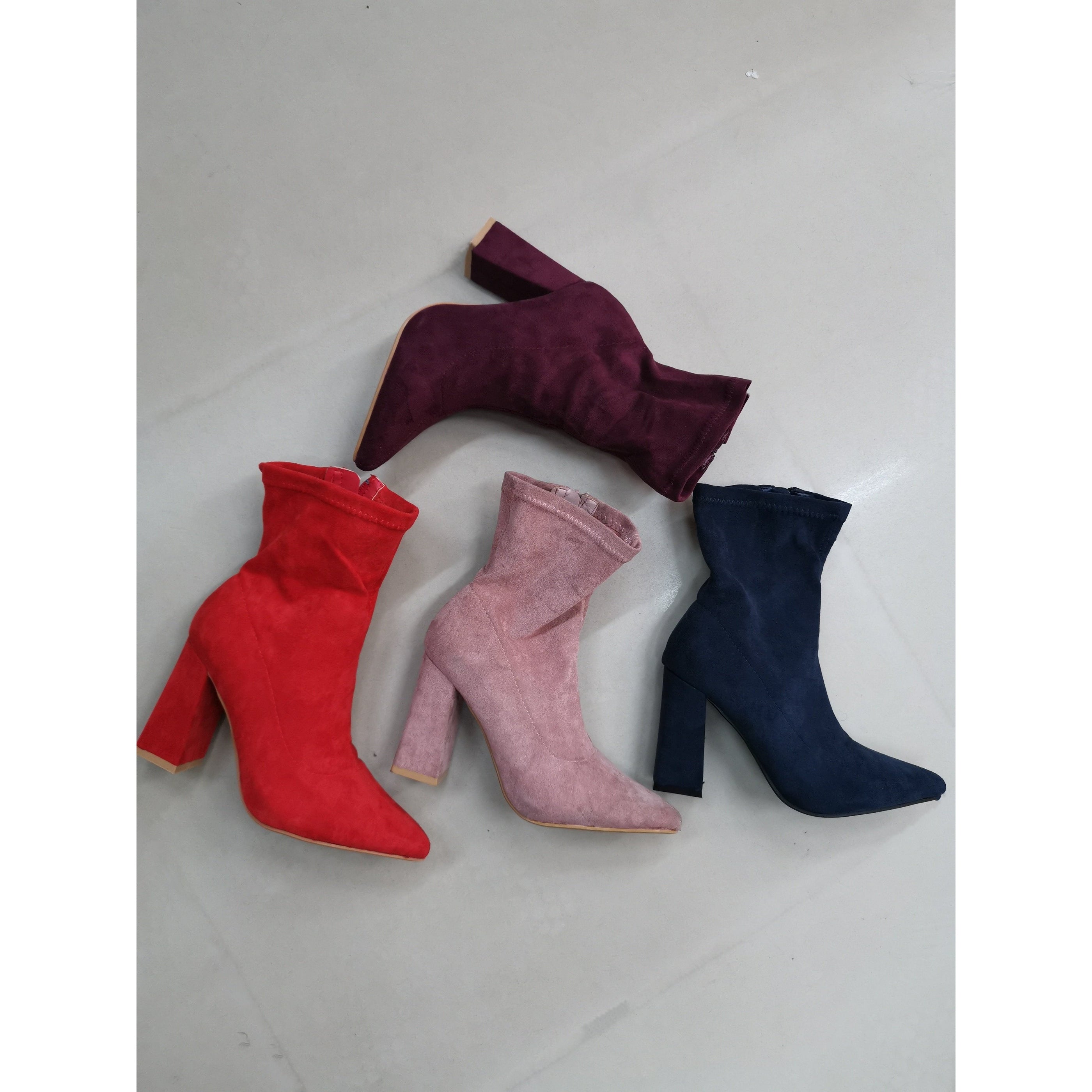 Suede Chanky Ankle Boots — Yellow Sub Trading