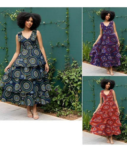 African print Maxi dress